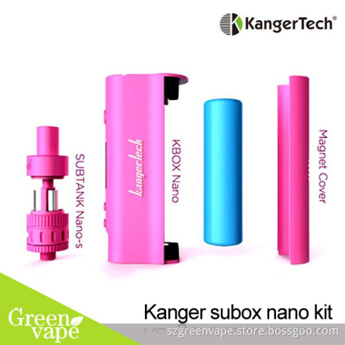 2015 newest Kanger subox nano starter kit with colorful choice!